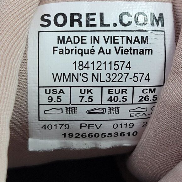 SOREL Kinetic Lace Women's 9.5 Knit Purple Sage Athletic‎ Shoe Comfort Running - Picture 11 of 11